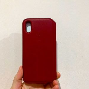 iPhone X or XS leather phone case
